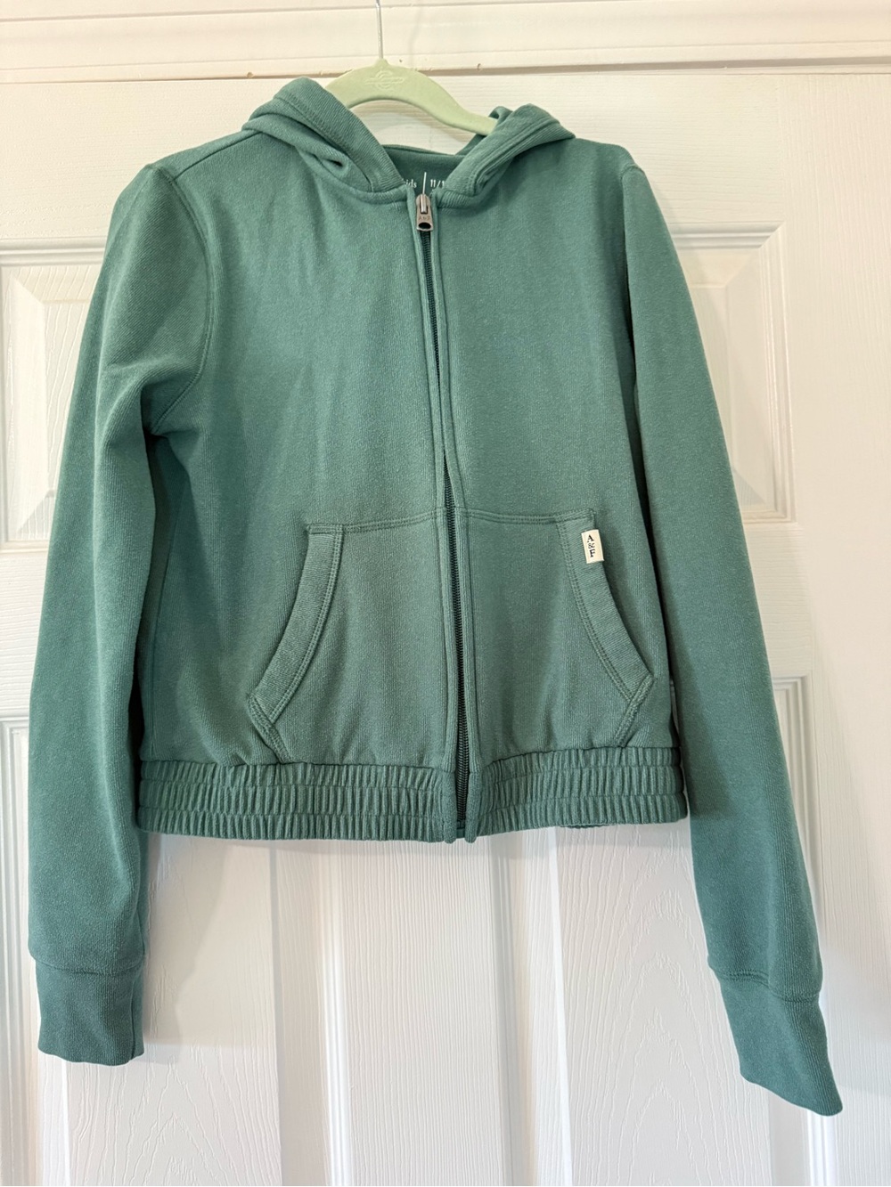Girls Abercrombie Zip Up Hoodie-Size 11/12